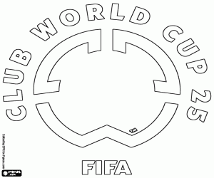 Colora Logo Coppa del Mondo per Club FIFA 2025
