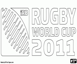 Colora Logo della Coppa del mondo di Rugby 2011