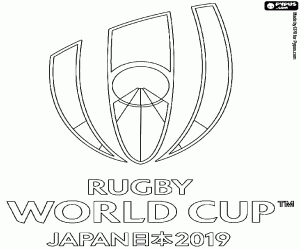 Colora Logo della Coppa del Mondo di Rugby 2019