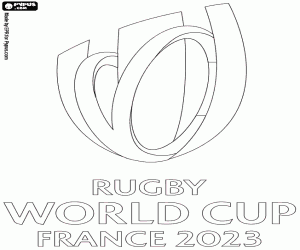 Colora Logo della Coppa del Mondo di Rugby 2023