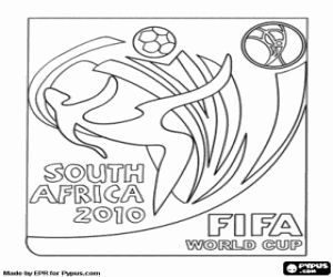 Colora Logo della Coppa del mondo Sud Africa 2010