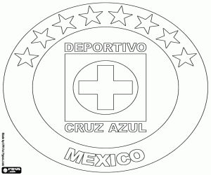 Colora Logo del Cruz Azul FC