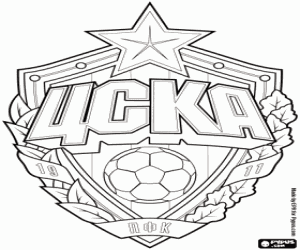 Colora Logo del CSKA Mosca