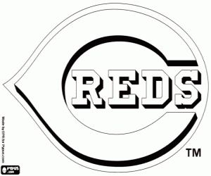 Colora Logo de Cincinnati Reds