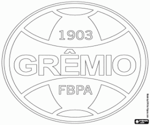 Colora Logo de Gremio de Porto Alegre