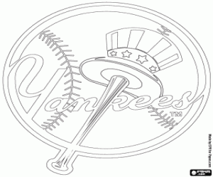 Colora Logo de New York Yankees