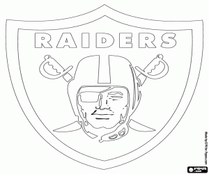 Colora Logo de Oakland Raiders