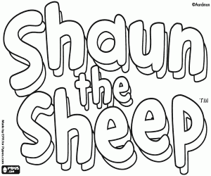 Colora Logo de Shaun the Sheep