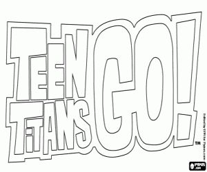Colora Logo de Teen Titans Go!