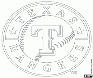 Colora Logo de Texas Rangers