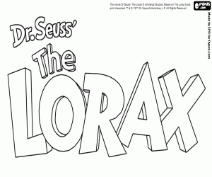 Colora Logo de The Lorax