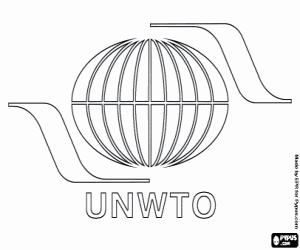 Colora Logo de UNWTO, OMT