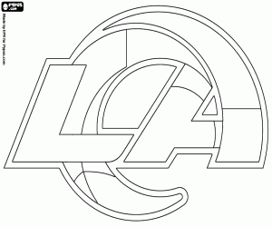 Colora Logo dei Los Angeles Rams