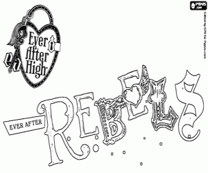 Colora Logo dei Rebels, Ever After High