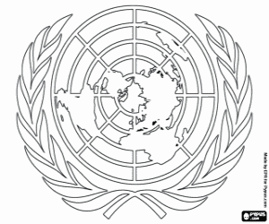 Colora Logo della ONU