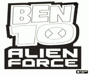 Colora Logo di Ben 10 Alien Force o Ben 10 - Forza Aliena