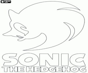 Colora Logo di Sonic The Hedgehog