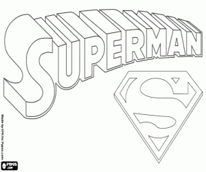 Colora Logo di Superman