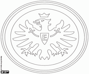 Colora Logo di Eintracht Francoforte