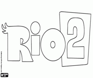 Colora Logo del film Rio 2