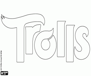 Colora Logo del film Trolls
