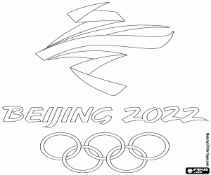 Colora Logo Giochi Olimpici Pechino 2022