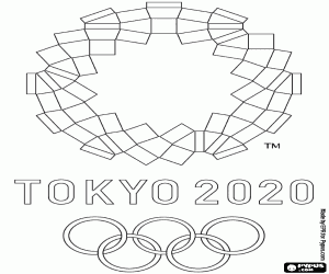 Colora Logo Giochi Olimpici Tokyo 2020