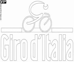 Colora Logo di Giro d'Italia