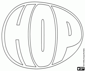 Colora Il logo di Hop, un uovo