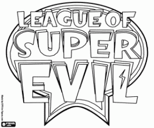 Colora Logo della League of Super Evil