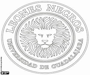 Colora Logo di Leones Negros
