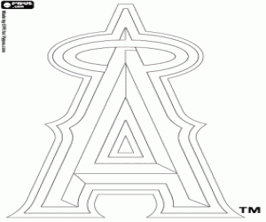 Colora Logo di Los Angeles Angels of Anaheim