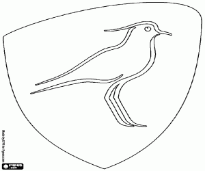 Colora Logo di Los Teros, Uruguay Rugby