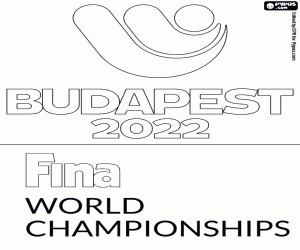 Colora Logo Mondiale di Nuoto Budapest 2022