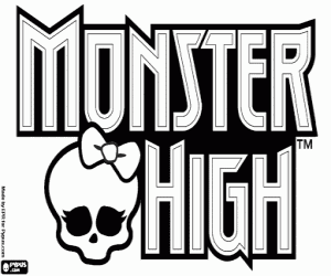 Colora Logo Monster High, emblema