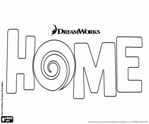 Colora Logo originale del film Home