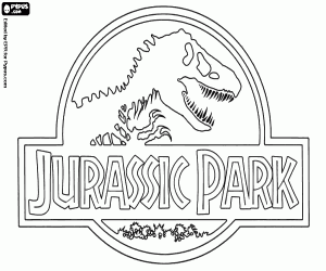 Colora Logo originale di Jurassic Park