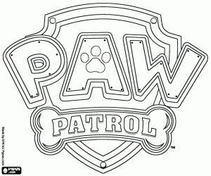 Colora Logo originale Paw Patrol