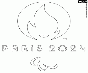 Colora Logo Paralimpico Parigi 2024