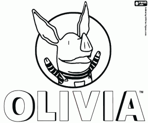 Colora Logo con il personaggio di Olivia