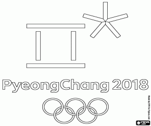 Colora Logo di PyeongChang 2018