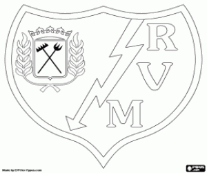 Colora Logo del Rayo Vallecano