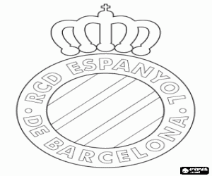 Colora Logo del RCD Espanyol Barcellona