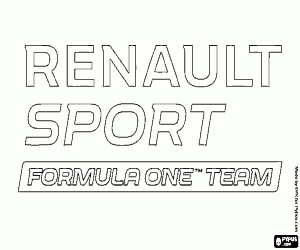 Colora Logo di Renault Sport F1 Team