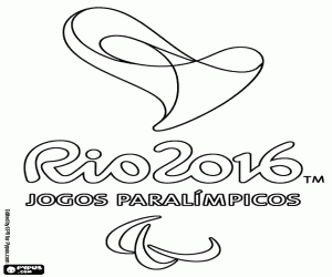 Colora Logo di Rio 2016 giochi Paralimpici