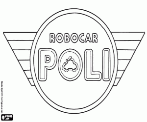 Colora Logo di Robocar Poli