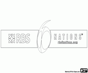 Colora Logo Six Nations di Rugby