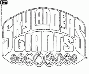 Colora Logo Skylanders Giants