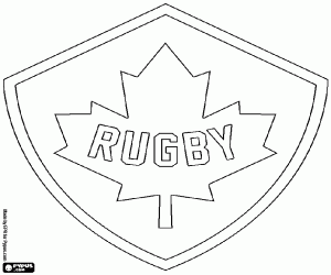 Colora Logo della squadra di rugby canadese