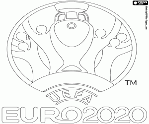 Colora Il logo di UEFA Euro 2020
